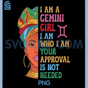 Gemini Girl Black PNG, Gemini Zodiac Sign Melanin PNG, Gemini Birthday PNG