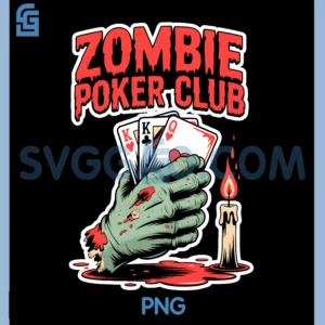 Zombie Poker PNG, Club Halloween PNG