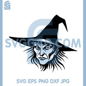 Witch Face SVG, Cute Witch SVG