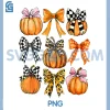 Coquette Bow PNG, Pumpkin Season Thanksgiving PNG, Autumn Fall Leaves PNG