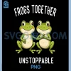 Cute Frogs Together Unstoppable Vintage Frog Pride Portland T Shirt copy