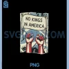No Kings PNG, Grunge Distressed Fist Power PNG, Vintage Political Aesthetic PNG