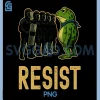 Resist Frog PNG, Resist Portland Frog PNG