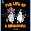 The Life of A Showghoul PNG, Ghosts Retro Halloween PNG