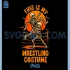 This is My Wrestling PNG, Halloween Skeleton Easy PNG