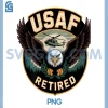 USAF Eagle Retired PNG, Veteran Pride PNG 2 USAF Eagle Retired PNG, Veteran Pride PNG