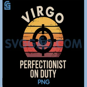 Vintage Virgo Horoscope PNG, Clothing Perfectionist on Duty PNG