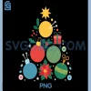 Yarn and Knitting Christmas PNG, Tree for Craft Lovers PNG 2 Yarn and Knitting Christmas PNG, Tree for Craft Lovers PNG