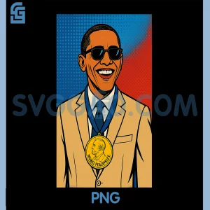 Obama Tan PNG, Suit Nobel Prize PNG