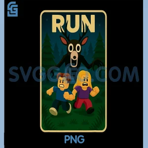 Run 99 Nights Halloween PNG, Gamer Deer in The Forest Meme PNG
