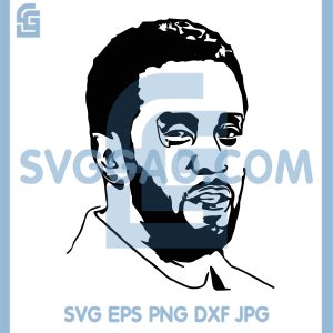 Sean Diddy R.I.P SVG, Diddy Face SVG