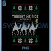 3 Wise Men Tonight PNG, We Ride Christmas PNG