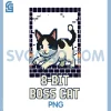 8 Bit Boss Cat PNG, Animal PNG