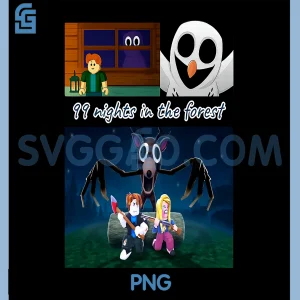 99 Nights in The Forest PNG, Game Day PNG