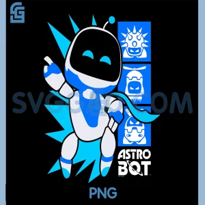 Astro Bot Rescue Mission PNG, Victory Pose Game PNG