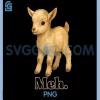 Baby Goat Meh PNG, Animal Goat PNG