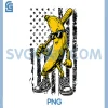 Banana Graphic Retro PNG, American Flag Banana Lover PNG