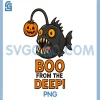 Boo from The Deep PNG, Funny Anglerfish Halloween PNG