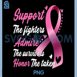 Breast Cancer Support PNG, Admire Honor Breast Cancer Awareness PNG