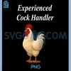 Experienced Cock Handler PNG, Funny Chicken Rooster Farmer PNG
