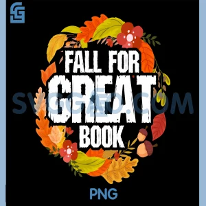 Fall Autumn Book PNG, Lovers Readers Thanksgiving PNG, Reading Teacher PNG