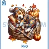 Fall Beagle Decor for Autumn PNG, Season Cozy Season Beagle Mom PNG
