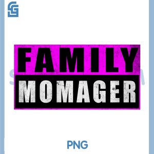 Family Momager PNG, Mothers Day Premium Tri-Blend PNG