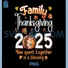 Family Thanksgiving 2025 PNG, Thanksgiving Crew Matching Group PNG