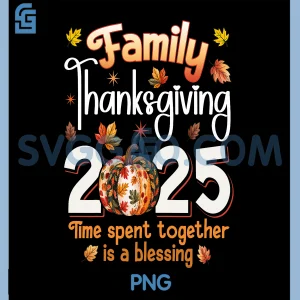 Family Thanksgiving 2025 PNG, Thanksgiving Crew Matching Group PNG