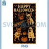 French Bulldog Happy Halloween PNG, Witch Hat Pumpkin Dog Ghost PNG