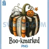Fun Fall Book Lover Cute PNG, Teacher Student Halloween PNG