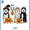 Funny Husky Ghost Dogs PNG, Halloween Dog Spooky PNG