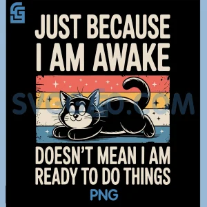 Funny Lazy Cat Meme PNG, Weird Stuff Lover PNG