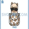 Funny Llama Pocket PNG, Animal PNG 1 Funny Llama Pocket PNG, Animal PNG