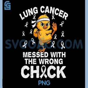 Funny Lung Cancer Awareness PNG, Chicken White Ribbon Support PNG