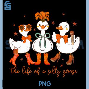 Funny The Life of a Silly PNG, Goose Retro Goose Meme Show Girl PNG