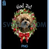 God Jul Norwegian Yorkie Poo PNG, Dog Christmas Wreath PNG 2 God Jul Norwegian Yorkie Poo PNG, Dog Christmas Wreath PNG