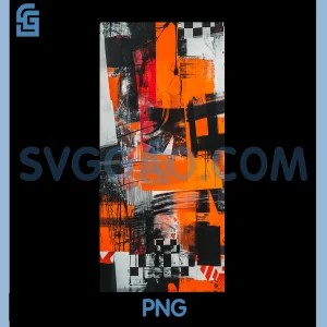Graffiti Orange PNG, Abstract art Modern Colors PNG