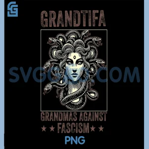 Grantifa Grandmas Against Fascism PNG, Protest Medusa Feminist PNG