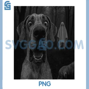 Great Dane Ghost PNG, Spooky Halloween PNG