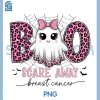 Halloween Boo Scare Away Breast Cancer PNG, Awareness Cute Ghost PNG