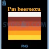 Im Beersexual Beer Drinking PNG, LGBTQ Pride Design PNG 1 Im Beersexual Beer Drinking PNG, LGBTQ Pride Design PNG