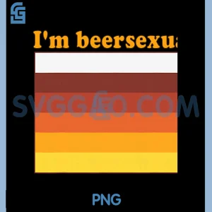Im Beersexual Beer Drinking PNG, LGBTQ Pride Design PNG