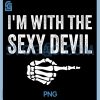 Im with The Sexy Devil PNG, Halloween Couples PNG