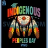 Indigenous Peoples Day PNG, Proud Indian Native American Retro PNG