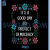Its a Good Day to Protect Democracy Flag PNG, Save Democracy Now PNG