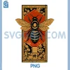Japanese Bee Art PNG, Animal Bee PNG
