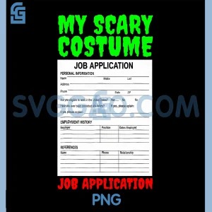 Job Application Funny Scary PNG, Halloween Trick Or Treat PNG