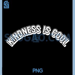 Kindness is Cool PNG, Orange Unity Day Retro PNG