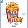 Kitten Nuggets PNG, Cat Lover Kitty Chicken Nuggets Fast Food PNG